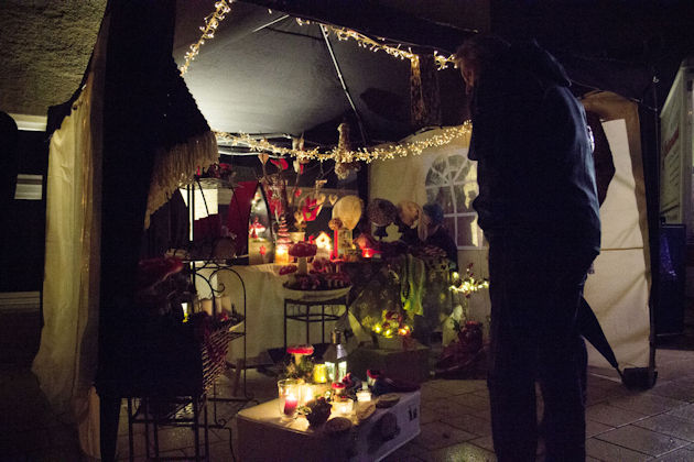 Impressionen vom Adventsmarkt im Kerzenschein in Murg