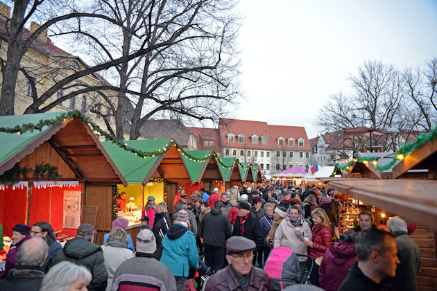 Impressionen vom Adventsmarkt in Delitzsch