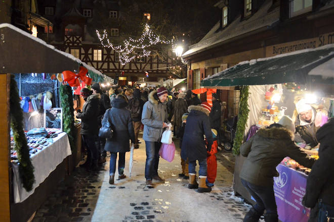 Impressionen von der Altstadt-Weihnacht in Fürth