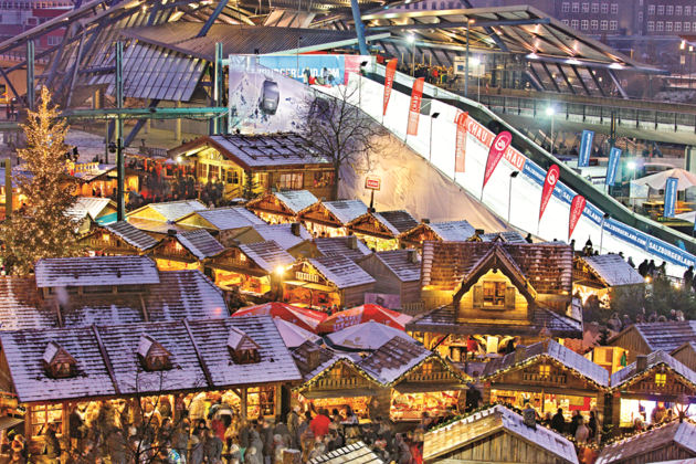 Impressionen von der CentrO Weihnachtswelt mit Weihnachtsmarkt in Oberhausen