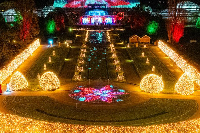 Impressionen vom Christmas Garden Berlin