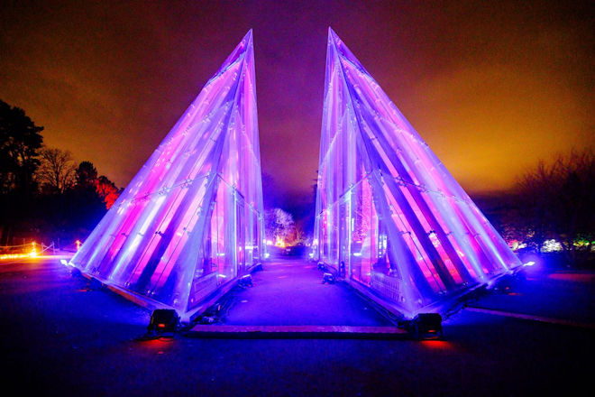 Impressionen vom Christmas Garden Hamburg