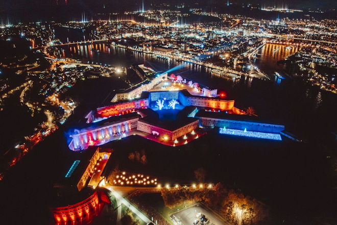 Impressionen vom Christmas Garden Koblenz