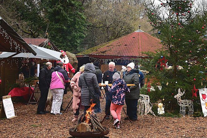 Eines der romantischsten Dorffeste der Südpfalz: der Dornröschen-Weihnachtsmarkt im Märchendorf Dörrenbach (Pfalz).
