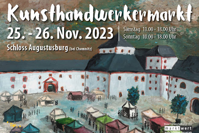Herzlich Willkommen zum Herbstmarkt der Kunsthandwerker auf Schloss Augustusburg 2023!