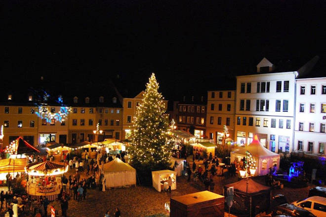 Impressionen vom historischen Weihnachtsmarkt in Glauchau