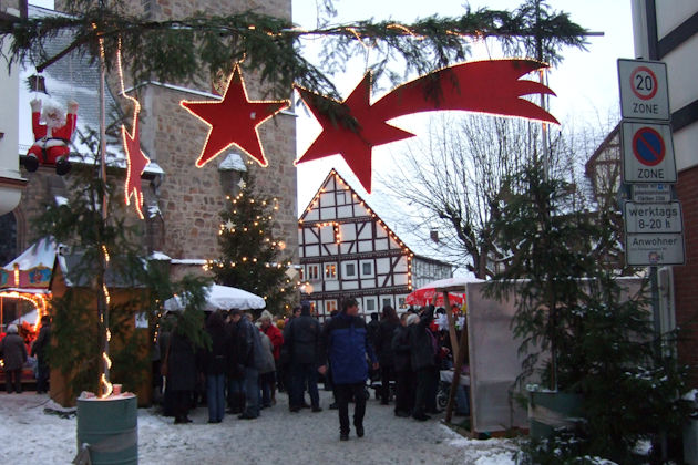 Impressionen vom Märchenhaften Weihnachtsmarkt in Neukirchen (Knüllgebirge)