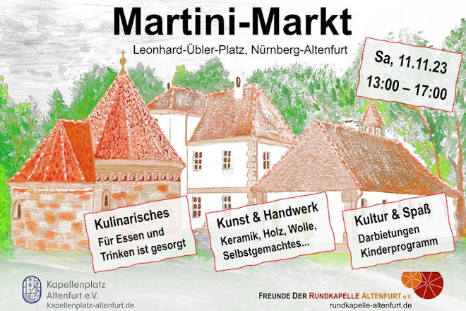 Herzlich Willkommen zum Martini-Markt in Nürnberg-Altenfurt 2023!