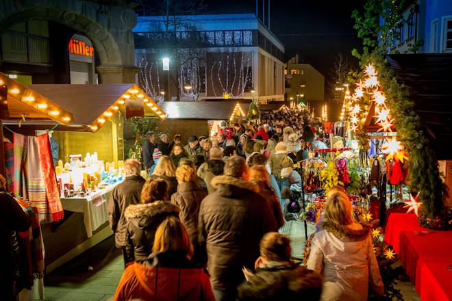 Impressionen vom Weihnachtsmarkt im Stadtbezirk Schwenningen
