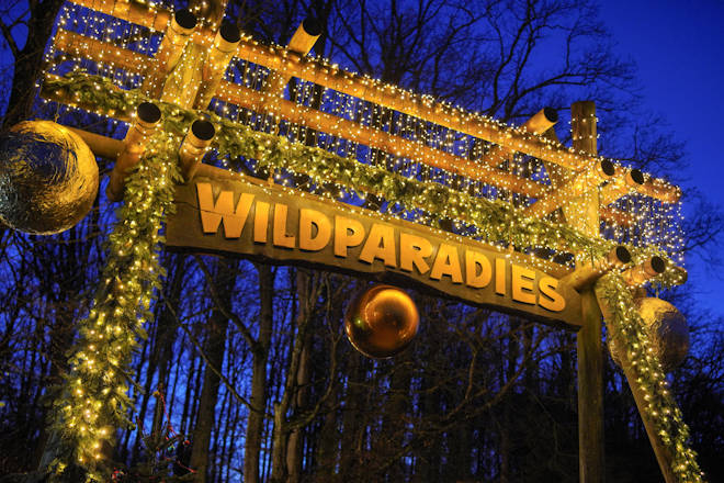 Impressionen vom WinterWunderWald im Wildparadies Tripsdrill bei Cleebronn