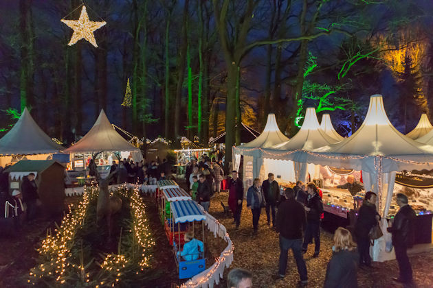 Impressionen vom Waldweihnachtsmarkt Landgut Krumme