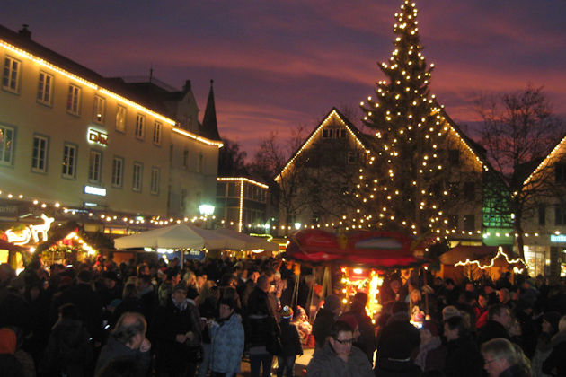 Impressionen vom Weihnachtsdorf in Bad Saulgau