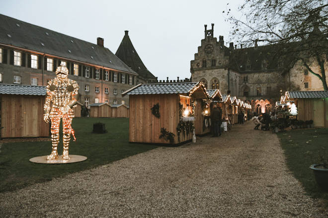 Impressionen vom Weihnachtsmarkt auf Burg Bentheim