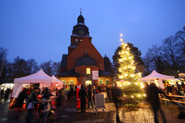 Impressionen vom Weihnachtsmarkt im Evangelischen Johannesstift Berlin