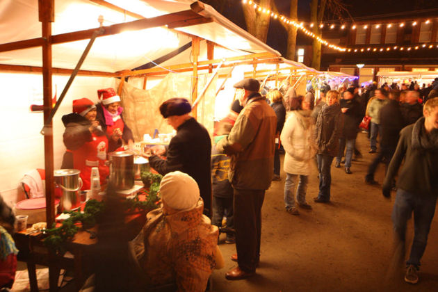 Impressionen vom Weihnachtsmarkt im Evangelischen Johannesstift Berlin