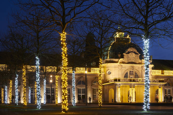 Impressionen von den weihnachtlichen Lichtern im Park in Bad Oeynhausen