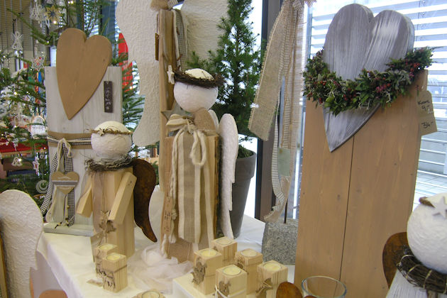Impressionen vom Weihnachtsmarkt in Blaufelden (Adventsausstellung)