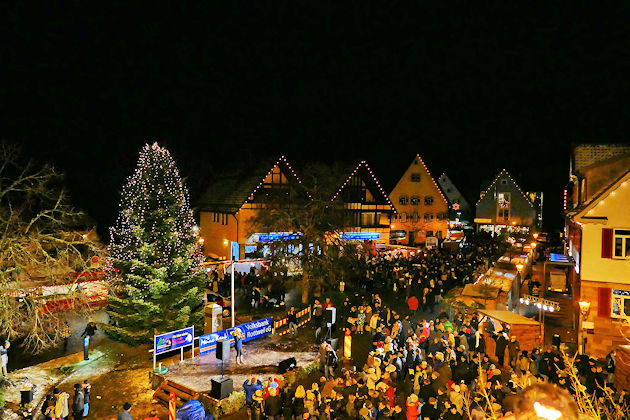 Impressionen vom Weihnachtsmarkt in Dornhan