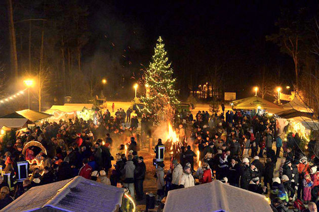 Impressionen vom Weihnachtsmarkt in Fichtenwalde