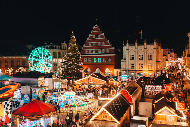 Impressionen vom Weihnachtsmarkt in Greifswald