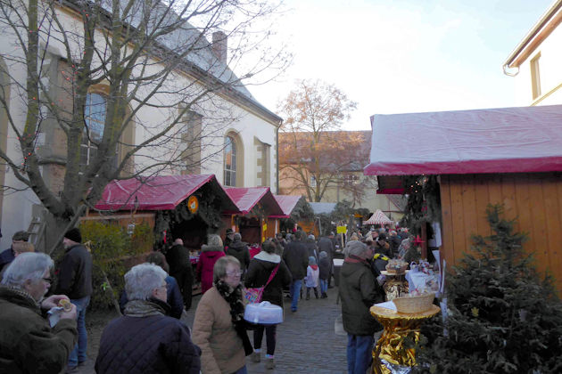 Impressionen vom Weihnachtsmarkt in Kleinlangheim