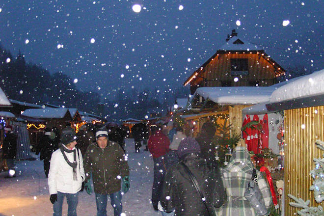 Impressionen vom Weihnachtsmarkt in Lichtenstein