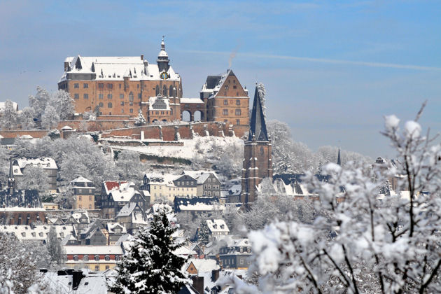 Winterliches Marburg