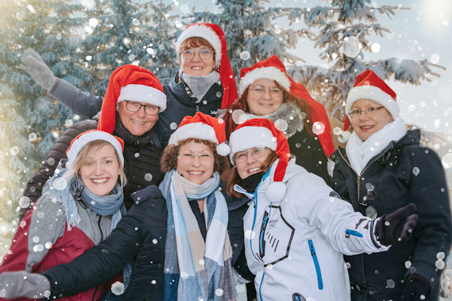 Das Organisatorenteam des Müncheberger Weihnachtsmarktes freut sich auf ihren Besuch.