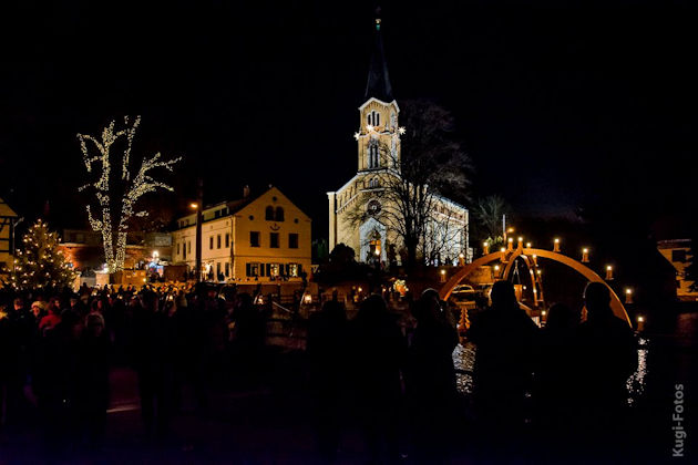 Impressionen vom Weihnachtsmarkt in Bärnsdorf