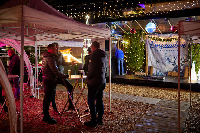 Impressionen vom Weihnachtsmarkt Emszauber in Rheine