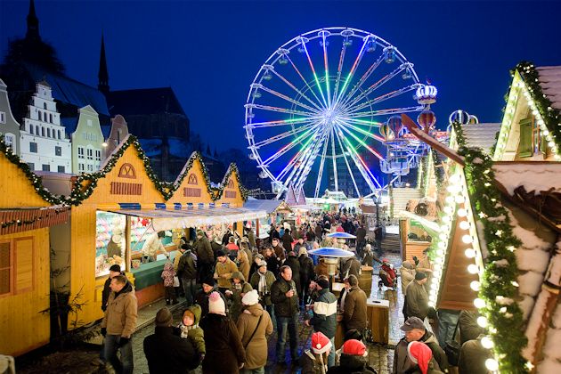 Impressionen vom Weihnachtsmarkt in Rostock