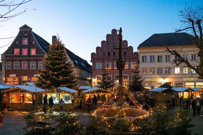 Impressionen vom WeihnachtsWäldchen Weihnachtsmarkt in Warendorf