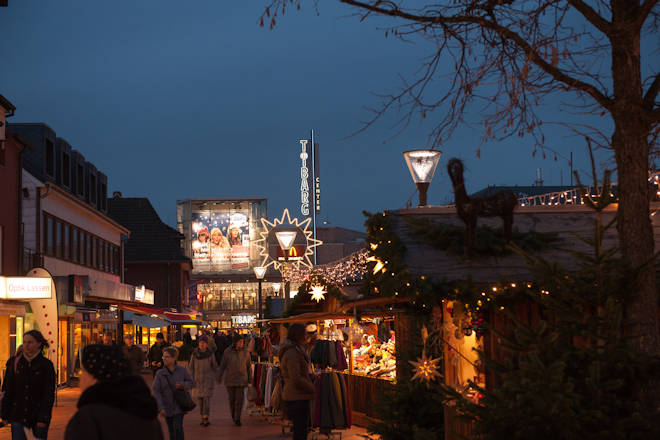Impressionen vom Nordischen Weihnachtsmarkt am Tibarg in Hamburg-Niendorf